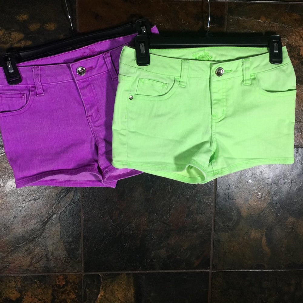 Justice girls shorts - 2 pairs